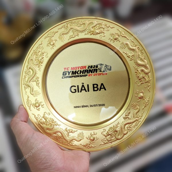quà tặng đĩa đồng để bàn