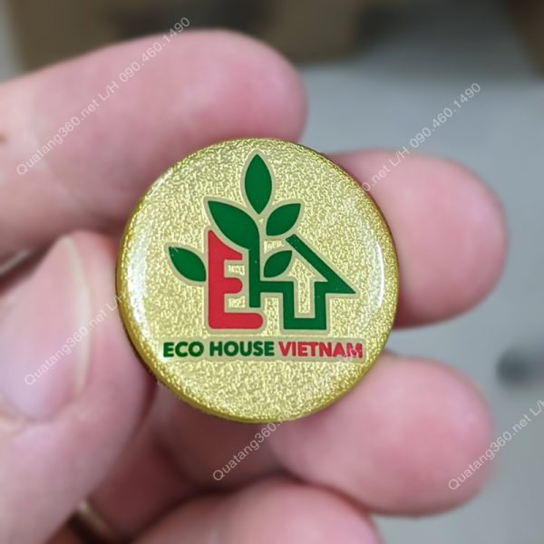 làm pin cài áo logo hình tròn
