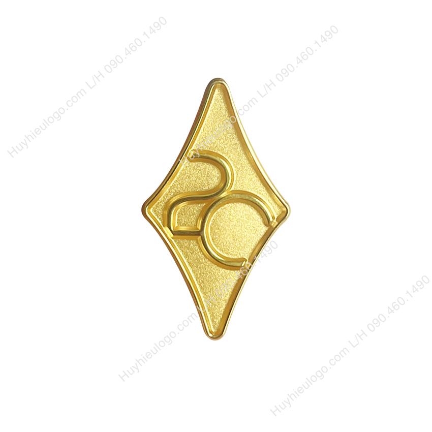 Pin cài áo logo công ty kỷ niệm 20 năm Pin cài áo logo công ty kỷ niệm 20 năm